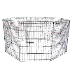 Pet Playpen Foldable Dog Cage 8 Panel 36in
