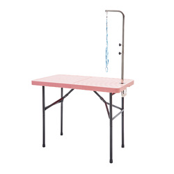 Pet Grooming Salon Table Foldable 97cm Dog Cat PINK