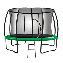Kahuna 8ft Trampoline Free Ladder Spring Mat Net Safety Pad Cover Round Enclosure Green
