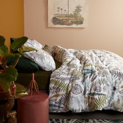 At Home Primeval Green Quilt Cover Set Queen