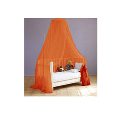 Nursery Baby Cot Size Bed Decorative Canopy Orange
