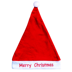 Christmas Unisex Adults Kids Novelty Hat Xmas Party Cap Santa Costume Dress Up, Santa Hat - Merry Christmas