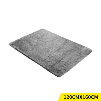 Designer Soft Shag Shaggy Floor Confetti Rug Carpet Home Decor 120x160cm Grey