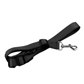 Adjustable Dog Hands Free Leash Waist Belt Buddy Jogging Walking Running Black