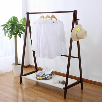 Levede Clothes Rack Stand Garment Hanger Rail Foldable Wooden Organiser Closet
