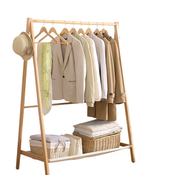 Levede Clothes Rack Folding Storage Garment Hanger Wooden Organiser Closet Stand