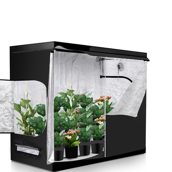 Garden Hydroponics Grow Room Tent Reflective Aluminum Oxford Cloth 240x120cm