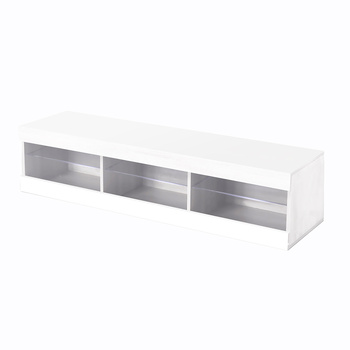 Levede TV Cabinet LED Entertainment Unit Storage Stand Cabinets Modern White