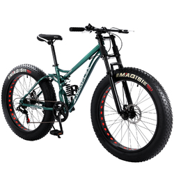 2022 Mountain Bike | Fat Tyres | Green MTB+ with Shimano Gears