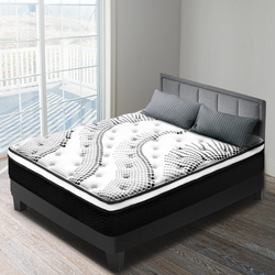 Single Size Bed 31cm Thick Euro Top Spring Foam Medium Firm Mattress