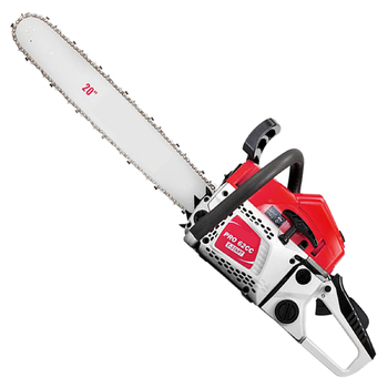 62CC Commercial Petrol Chainsaw EURO 2 -2 Stroke - Red & White 20" Bar