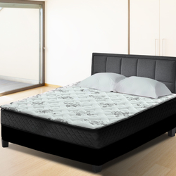 Single Size Bed Pillow Top Foam Mattress Medium Firm 5-zoned Bonnell Spring Core