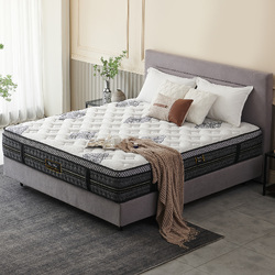 Royal Sleep DOUBLE Mattress Medium Firm Bed Euro Top 7 Zone Pocket Spring Foam