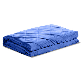 Adults Size 11KG Anti Anxiety Weighted Blanket Gravity Blankets Double - Blue