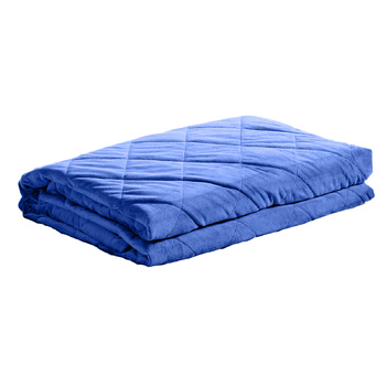 Anti Anxiety Weighted Blanket 7KG Deep Relax Gravity Adults Size - Royal Blue
