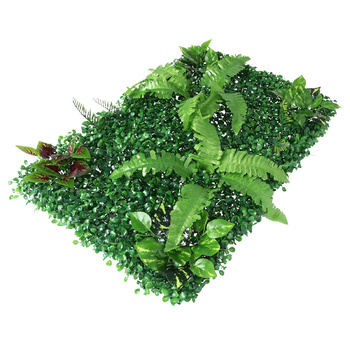 6X Artificial Hedge Grass Plant Fake Ivy Mat Fence Vertical Garden Green Wall