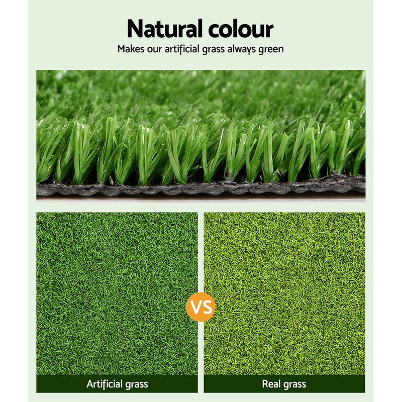 Primeturf Artificial Grass Synthetic Fake 1x20M Turf Plastic Plant Lawn 17mm