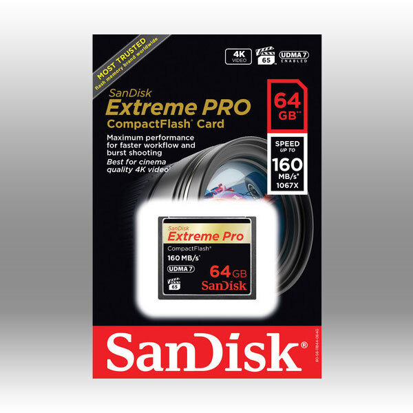 SanDisk Extreme Pro CFXP 64GB CompactFlash 160MB/s (SDCFXPS-064G)
