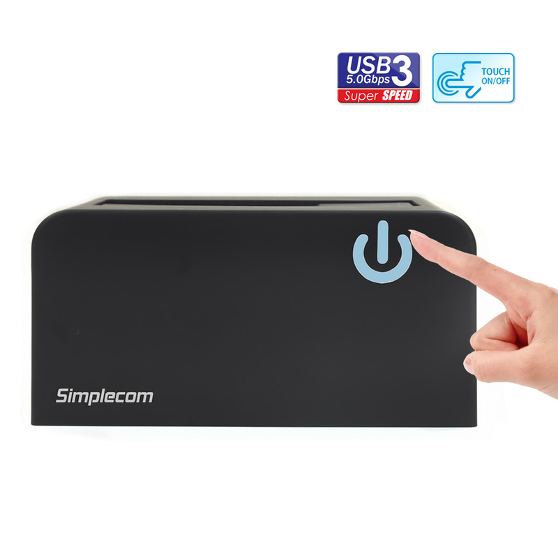 Simplecom SD326 USB 3.0 to SATA Hard Drive Docking Station for 3.5" and 2.5" HDD SSD 