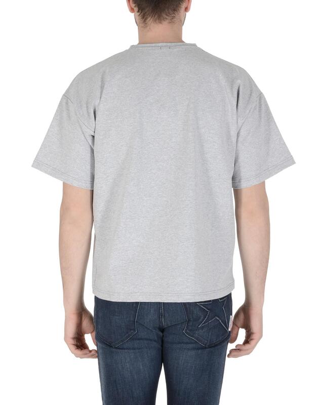 Grey Cotton T-Shirt from Italy - 3XL