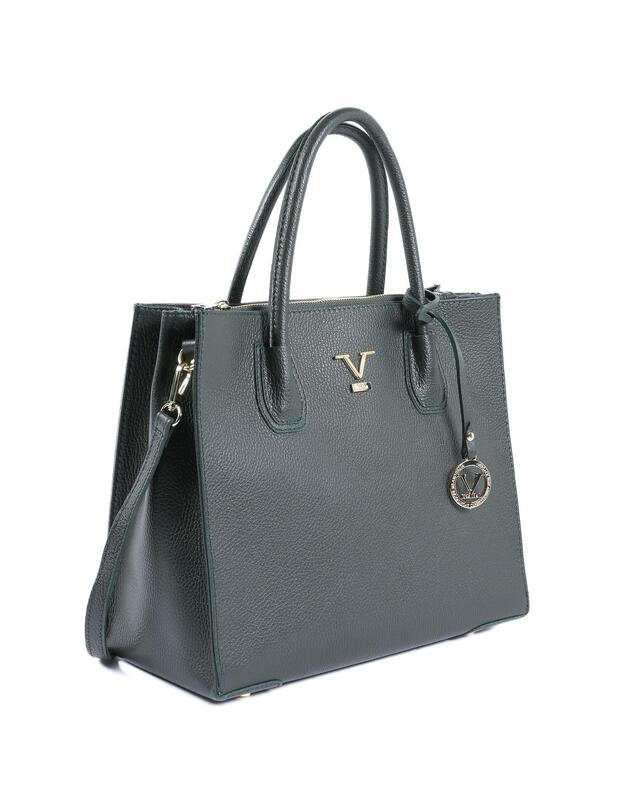 Leather Handbag - One Size