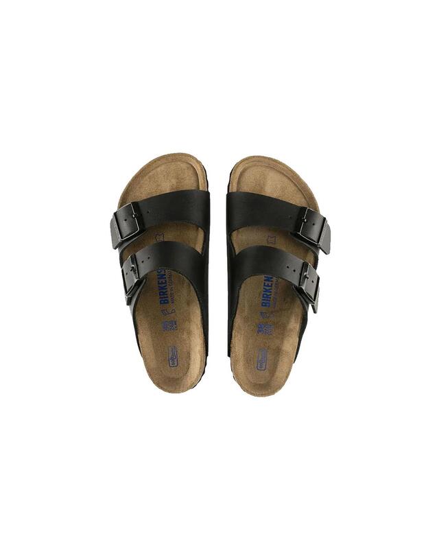 Soft Footbed Leather Sandals with Adjustable Straps - 36 EU