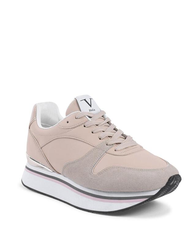 Synthetic Leather Sneaker - 35 EU