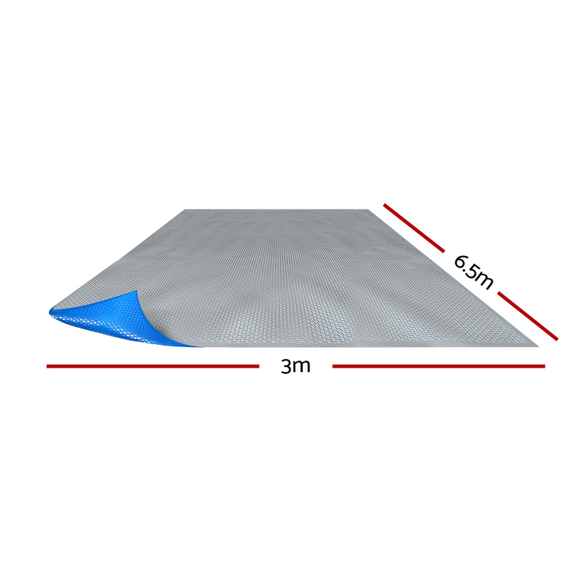 Aquabuddy 6.5X3M Solar Swimming Pool Cover 500 Micron Isothermal Blanket 