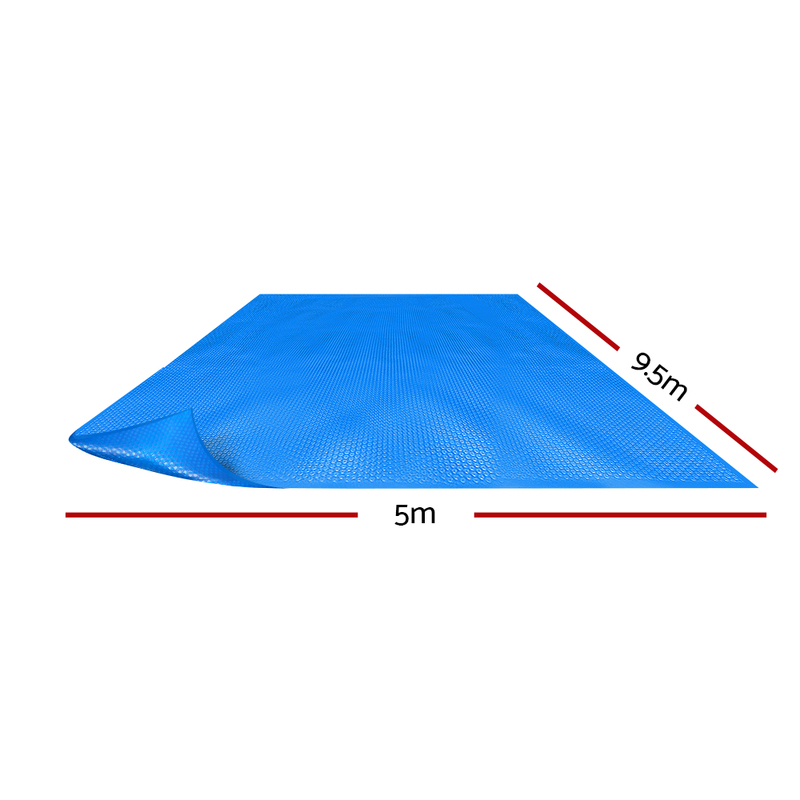 Aquabuddy 9.5X5M Solar Swimming Pool Cover 500 Micron Isothermal Blanket 
