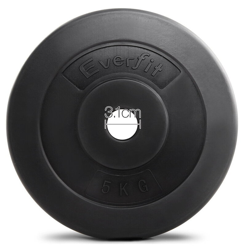 2 x 5KG Everfit Exercise Gym Fitness Weight Plate