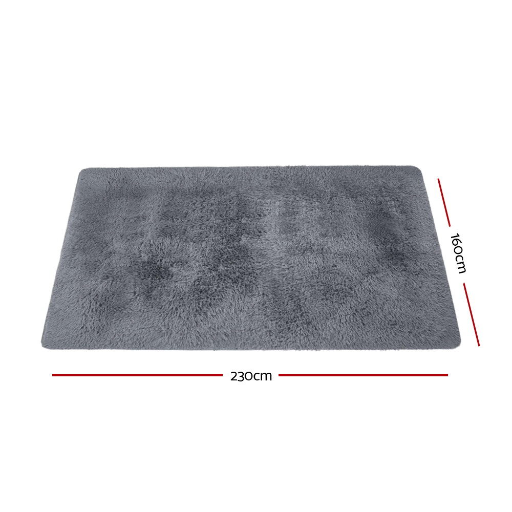 Artiss Floor Rugs Ultra Soft Shaggy Rug 160 x 230 Large Carpet Anti-slip Area