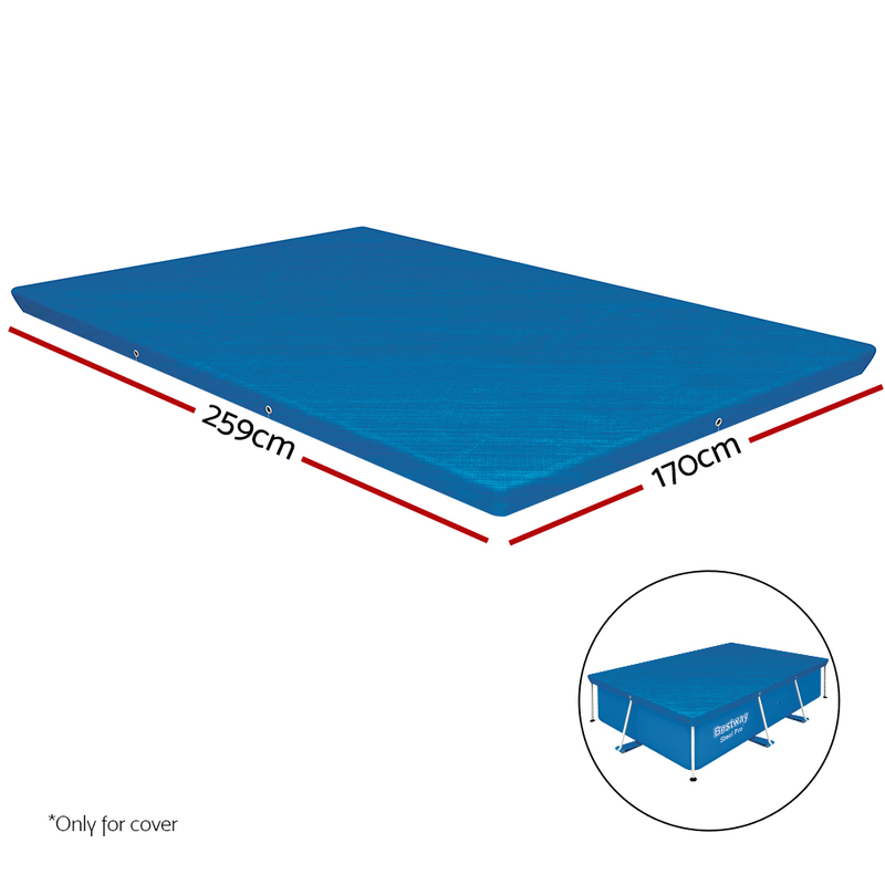 Bestway Swimming Pool Cover For 2.59mx1.7m Above Ground Pools LeafStop