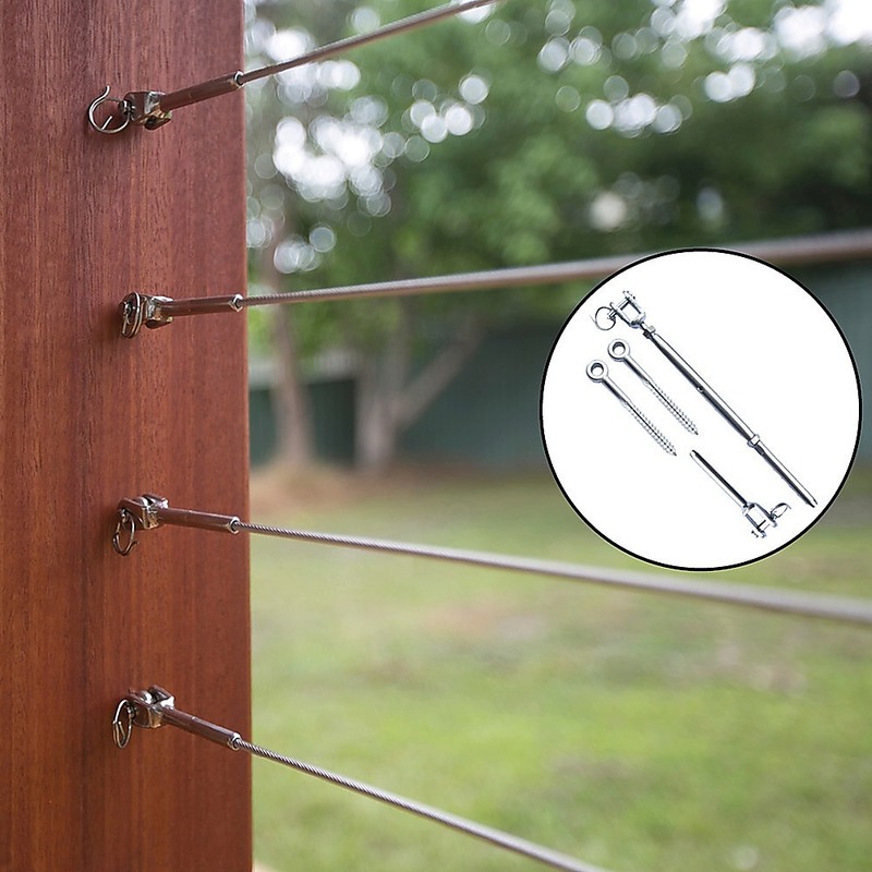 20 x Stainless Wire Rope Balustrade Kit