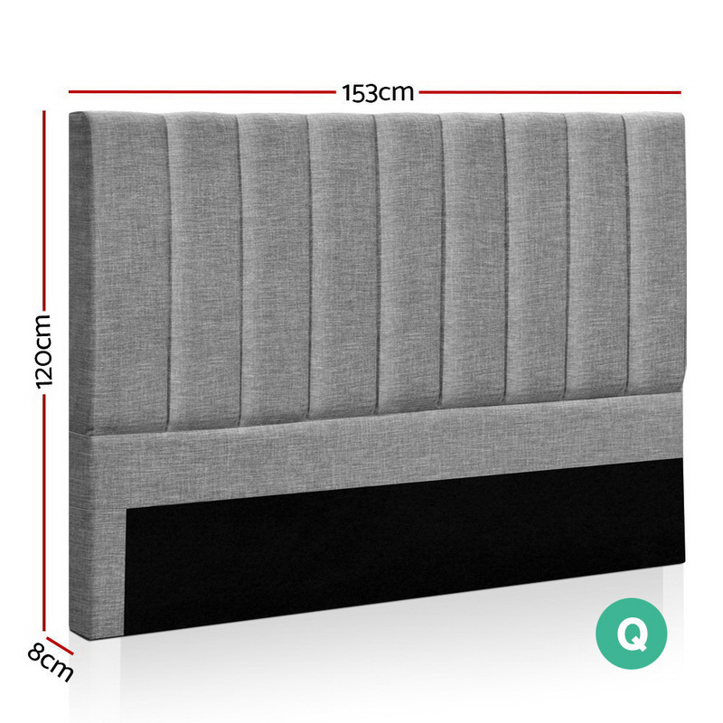 Artiss QUEEN Size Bed Head SALA Headboard for Base Frame Linen Upholstered