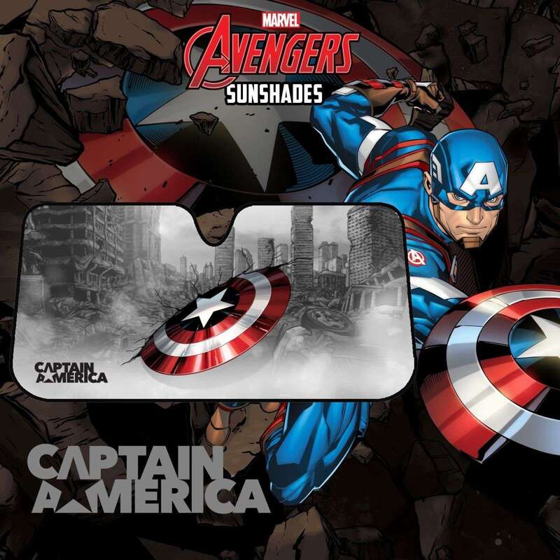Marvel Avengers Sun Shade [150cm x 70cm] - CAPTAIN AMERICA