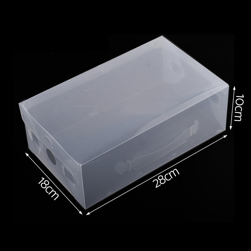 Artiss 40X Shoe Box Storage Clear Case Foldable Stackable