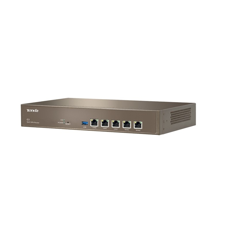 Tenda G3 5-Port Gigabit Multi-WAN VPN Router up to 200 Users or 100APs