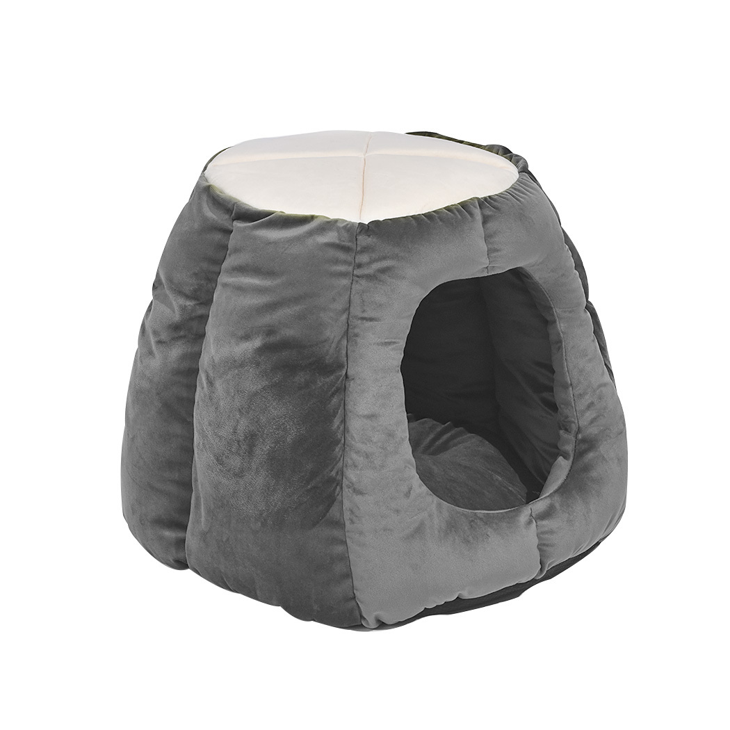 Cat House Bed Pet Dog Large Beds Igloo Bedding Castle Round Nest Cave