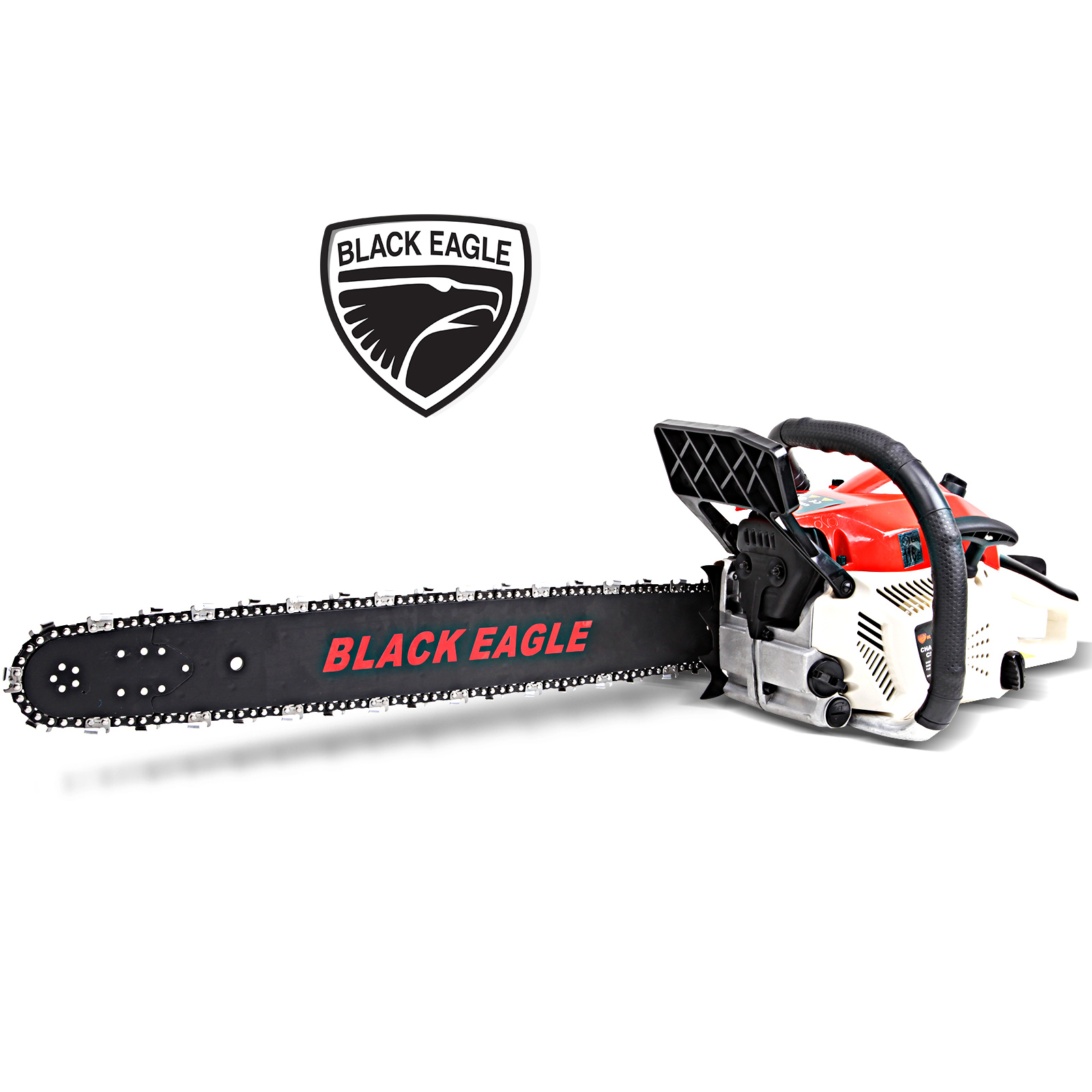 NEW BlackEagle 82cc Commercial Petrol Chainsaw EStart 24" Chain Saw Tree Pruning