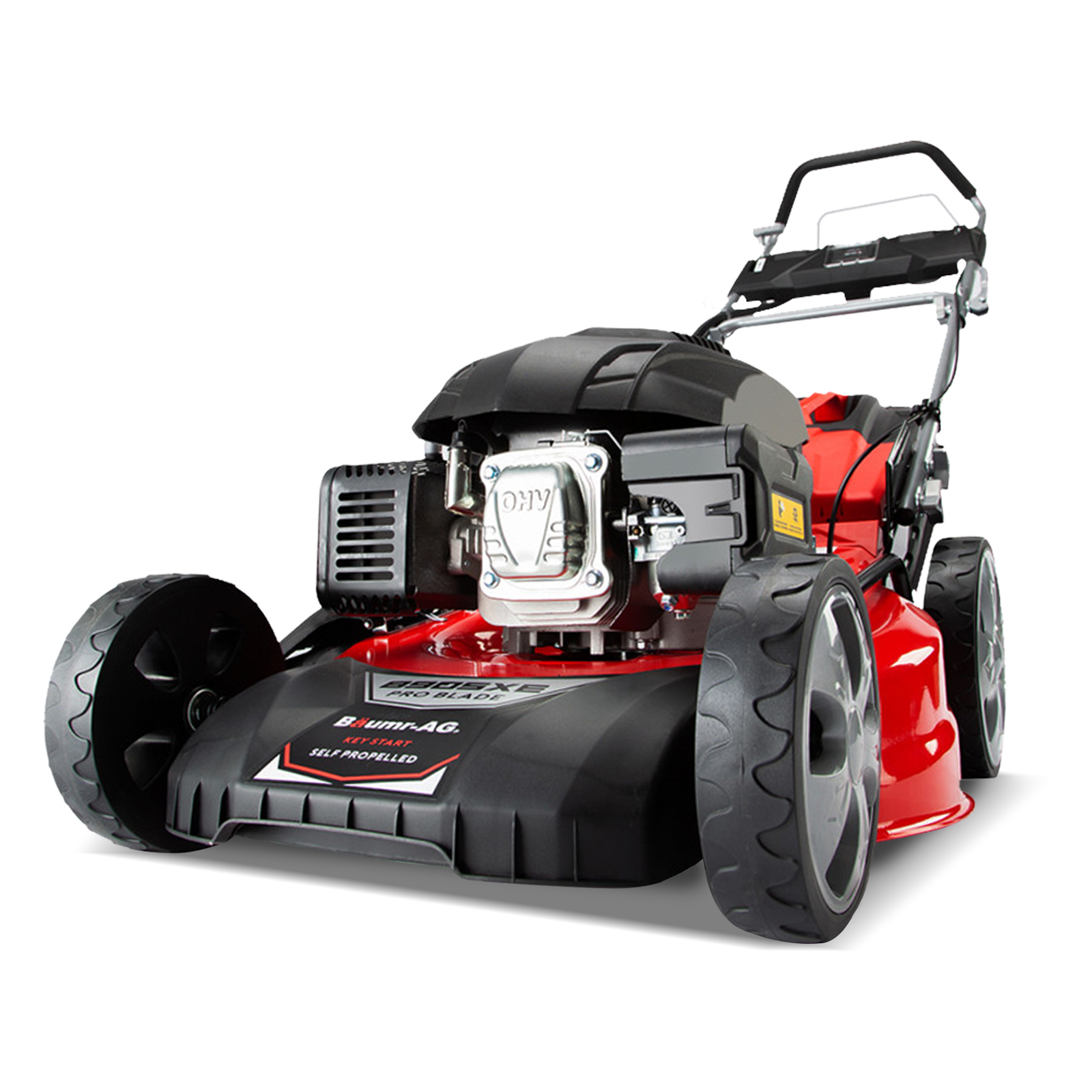 Baumr-AG 21" 248cc Self-Propelled Lawn Mower, Electric Start 4 in 1