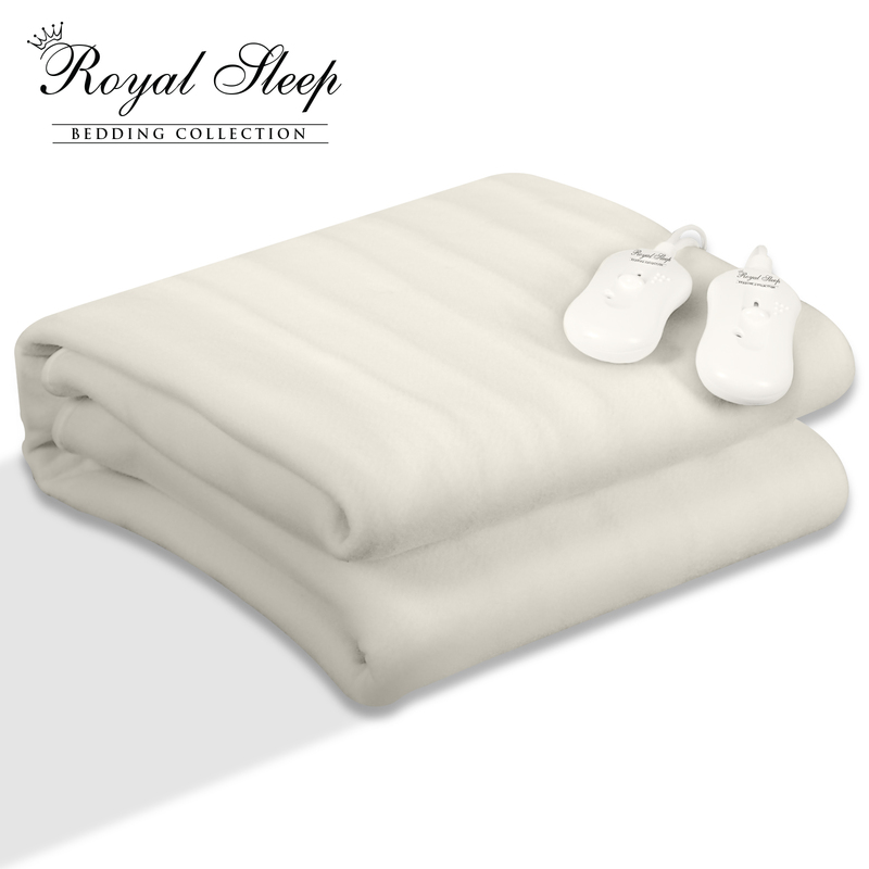 Royal Sleep Electric Blanket Fully Fitted Queen Heated Pad Cover Warm Underlay
