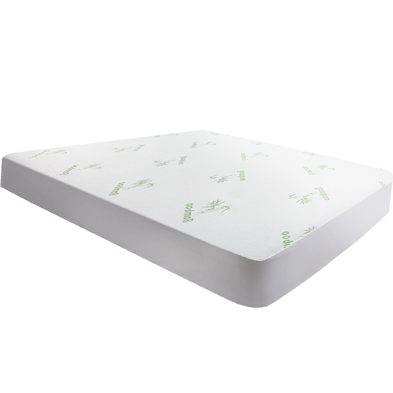 Double Size Bamboo Mattress Bed Protector Waterproof PU Coating
