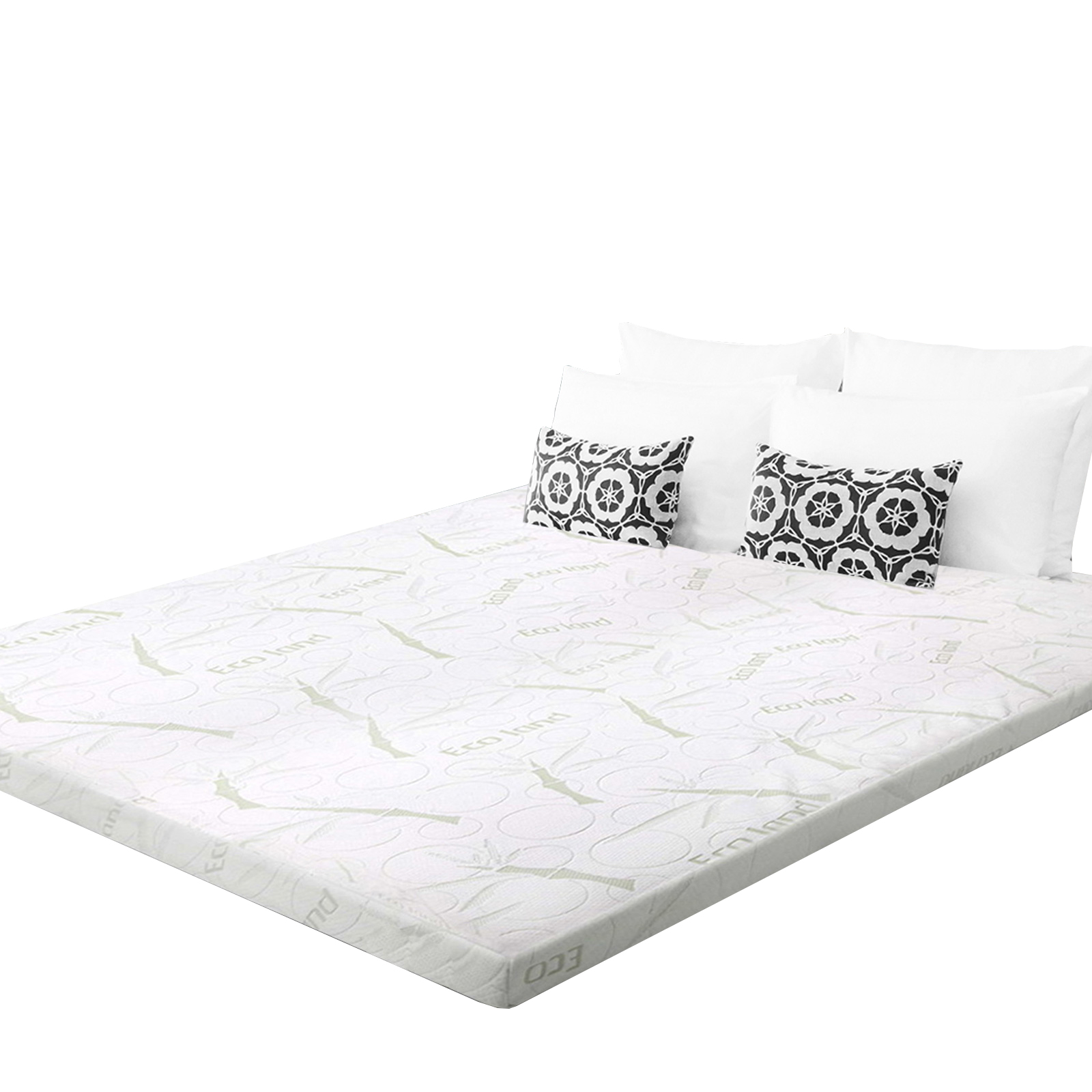  Queen Bed Memory Foam Mattress Topper Cool Gel Bamboo Cover 10CM High Density