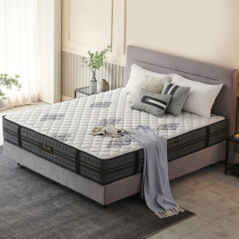 Royal Sleep QUEEN Mattress Extra Firm Bed Wool Tight Top 7 Zone Pocket Spring