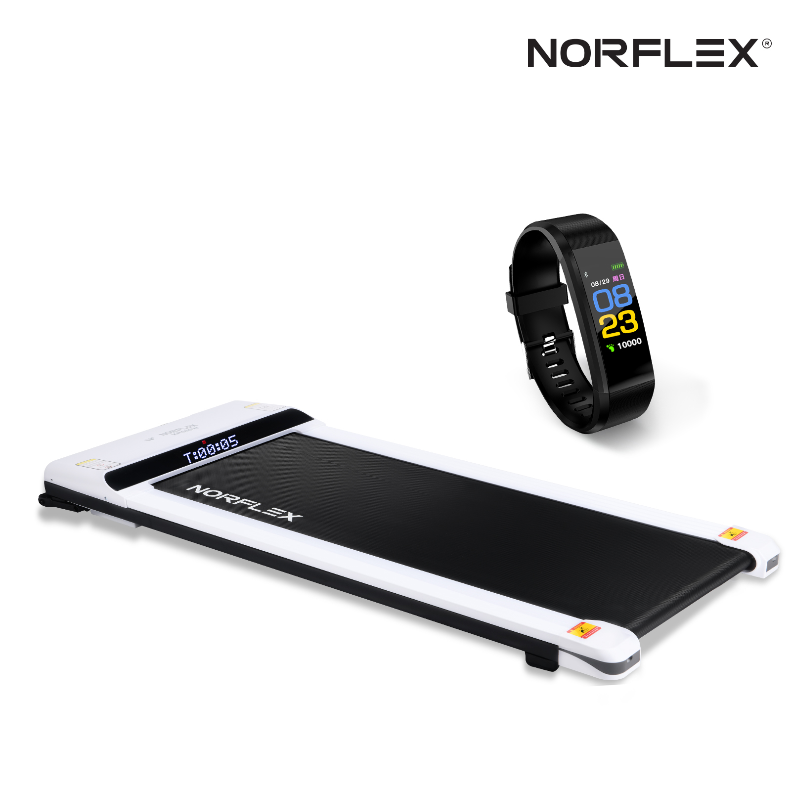 NORFLX Electric Walking Treadmill Home Office Exercise Machine Fitness W