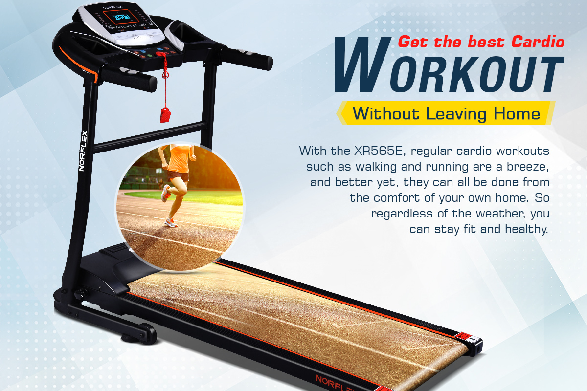 NORFLEX Electric Treadmill Home Gym Ball Exercise Machine Fitness