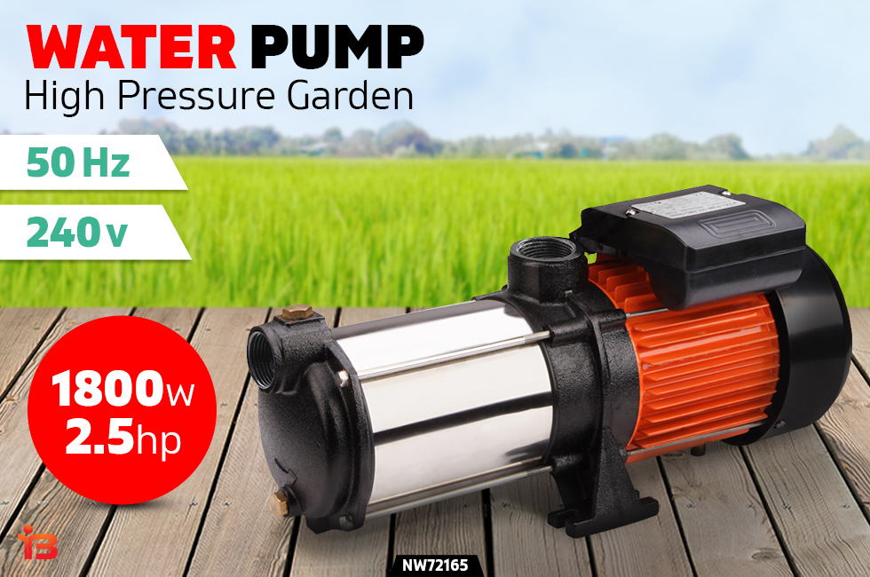2.5 HP High Pressure Water Garden Farm Home Water Self priming Pump 1800W