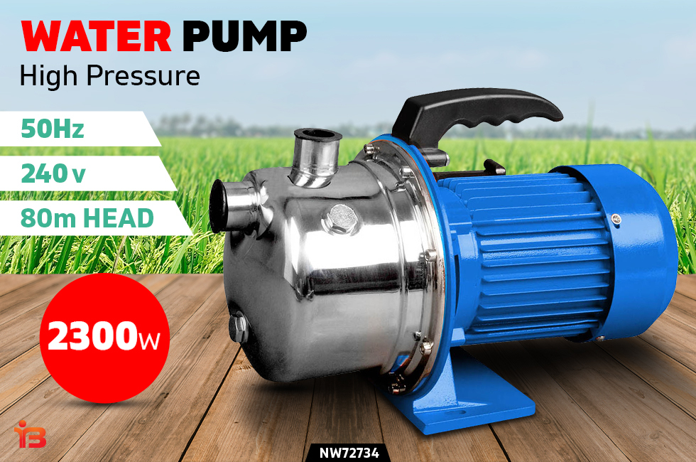 2300W High Pressure Garden Farm Home Water Pump 240V 50Hz