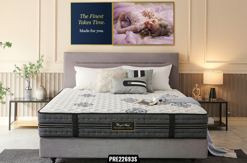 Royal Sleep SINGLE Mattress Extra Firm Bed Wool Tight Top 7 Zone Pocket Spring