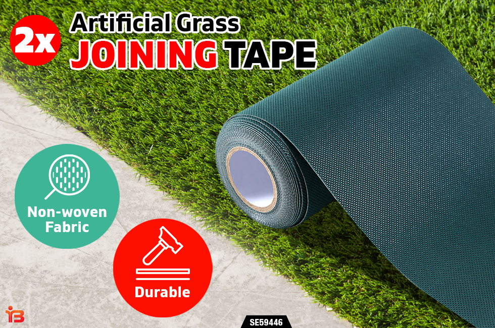 2X Joining Tape Artificial Grass Self Adhesive Synthetic Turf Lawn Carpet Peel